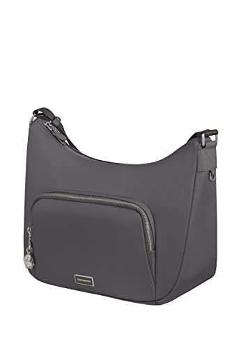 Samsonite Damska torba Karissa 2.0 - torba na ramię torba listonoszka (1 szt.), szary (Eco Dark Grey), M (36 cm), Miernik bazy