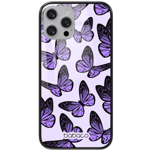 ERT GROUP etui na telefon Apple Iphone 6 PLUS, case oryginalny i oficjalnie licencjonowany przez Babaco, wzór Butterflies 002, wykonany z hartowanego szkła, optymalnie dopasowany, etui ochronne