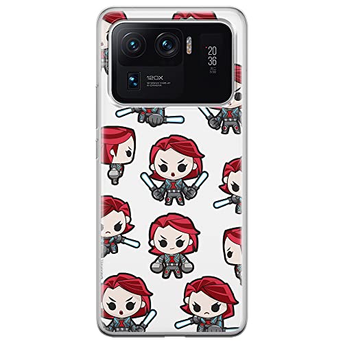 ERT GROUP etui na telefon Xiaomi MI 11 ULTRA, case oryginalny i oficjalnie licencjonowany przez Marvel, wzór Czarna Wdowa 013, optymalnie dopasowane, plecki z TPU