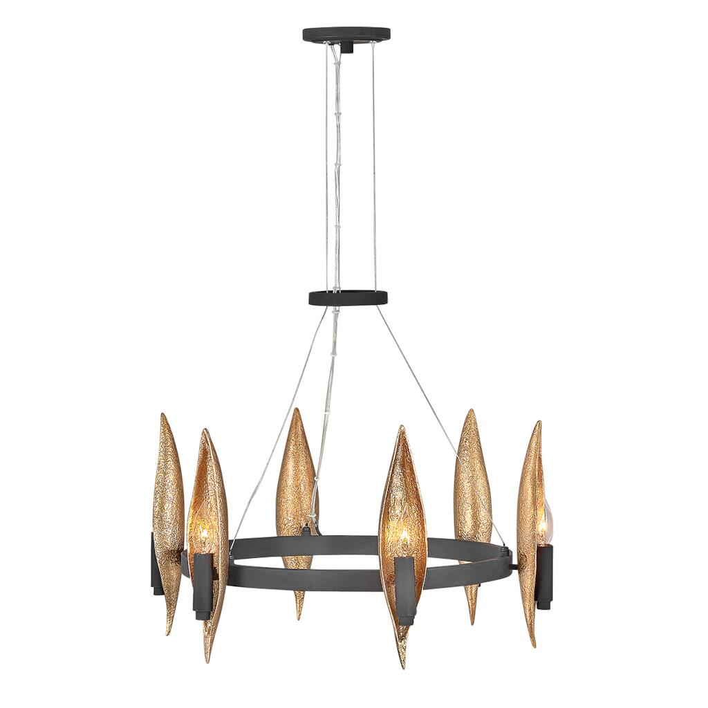Quintiesse Willow QN-WILLOW6-CBK żyrandol 6x40W/E14
