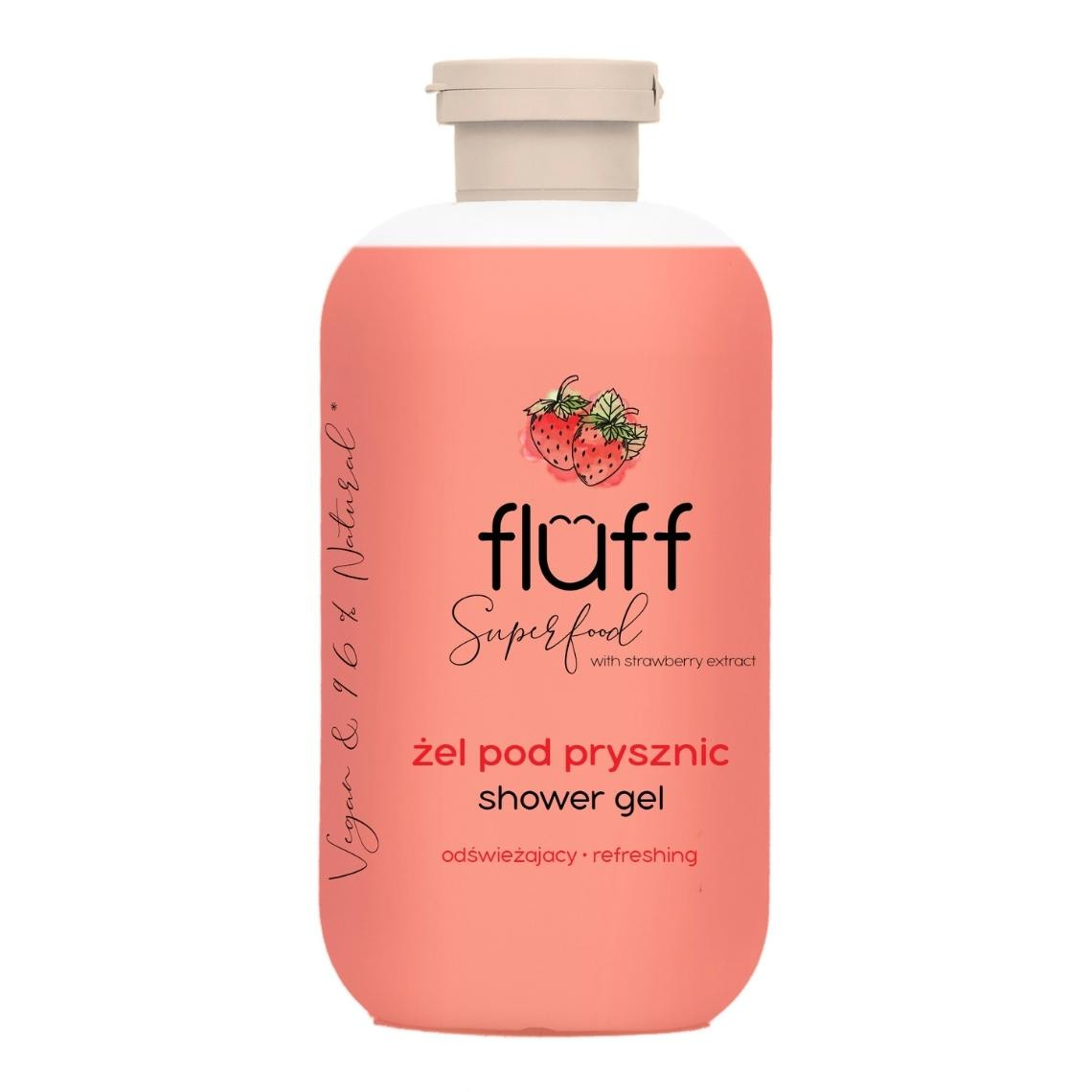 Fluff żel pod prysznic Truskawka 500 ml