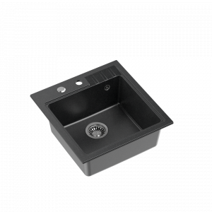 QUADRON Zlewozmywak granitowy czarny PETER 110 HCQP5052CZK