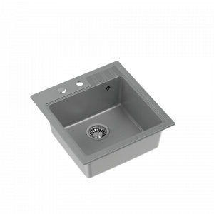 QUADRON Zlewozmywak granitowy szary PETER 110 HCQP5052SZK