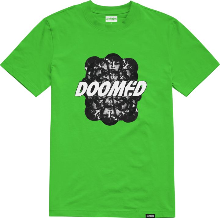 t-shirt męski ETNIES DOOMED WITCHES TEE Lime