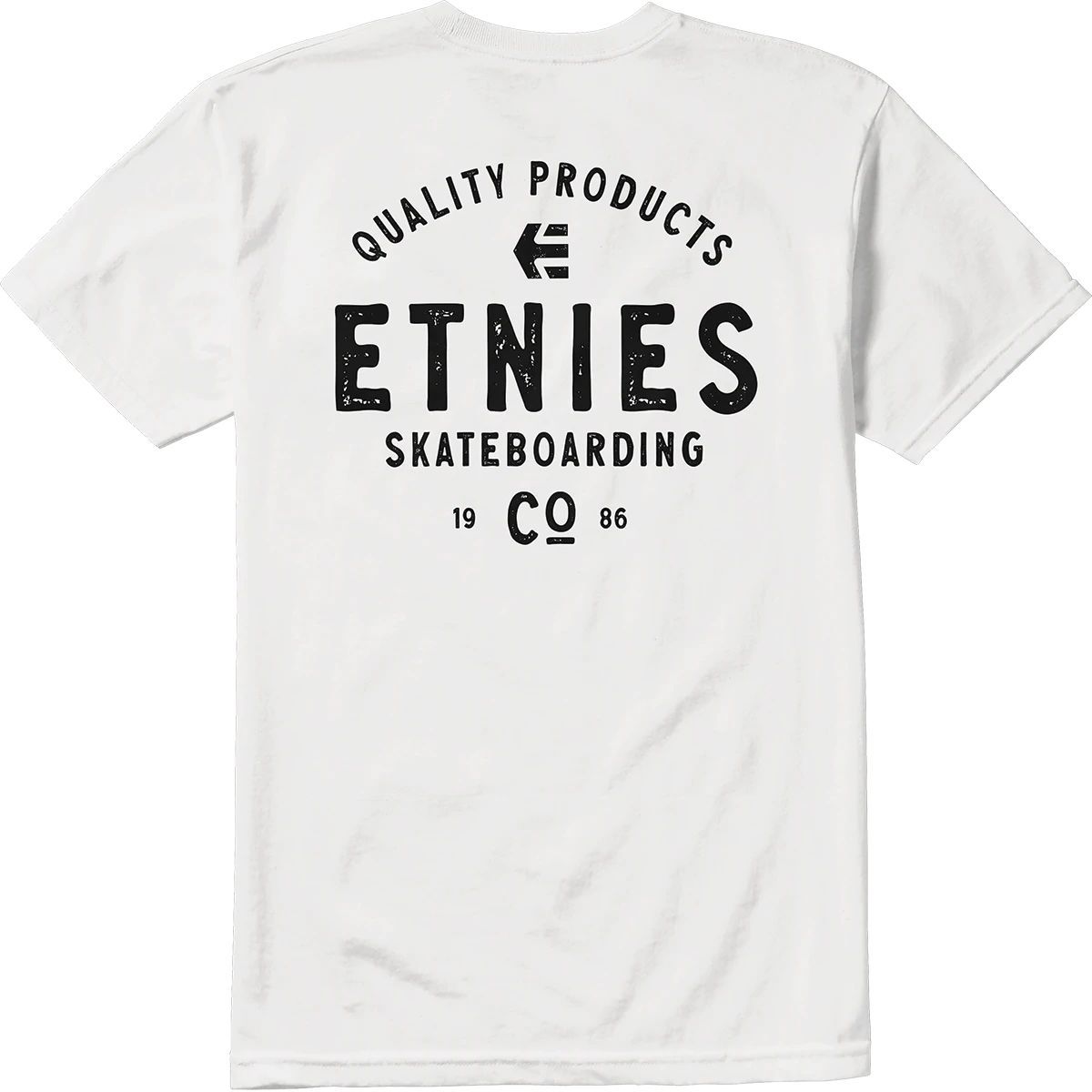 t-shirt męski ETNIES SKATE CO TEE White