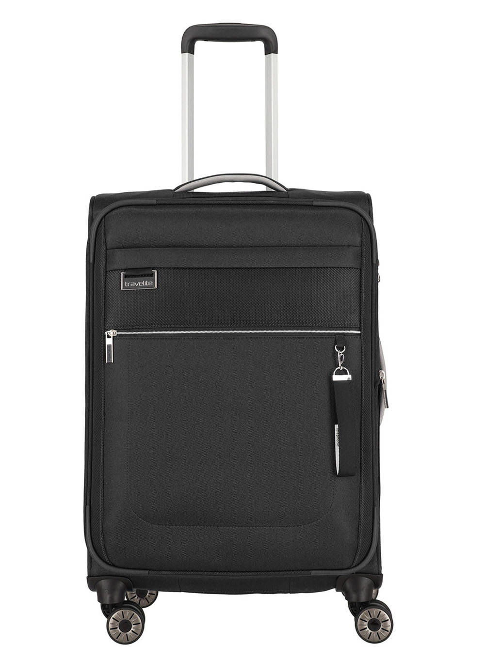 Walizka średnia poszerzana Travelite Miigo Trolley M - night black