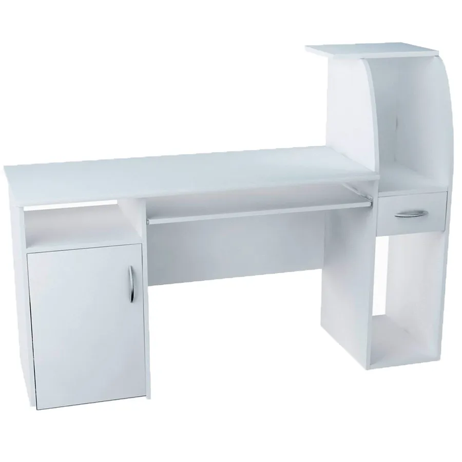 EDINOS Białe biurko komputerowe G6-A22