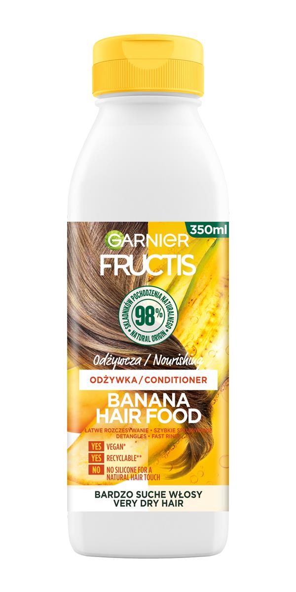 Garnier Fructis Hair Food Banana Odżywka odżywcza do włosów bardzo suchych 350ml 128754