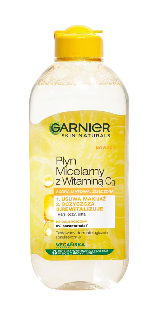 Garnier Skin Naturals Vitamin C Płyn micelarny Witamina Cg do skóry matowej i zmęczonej 400ml