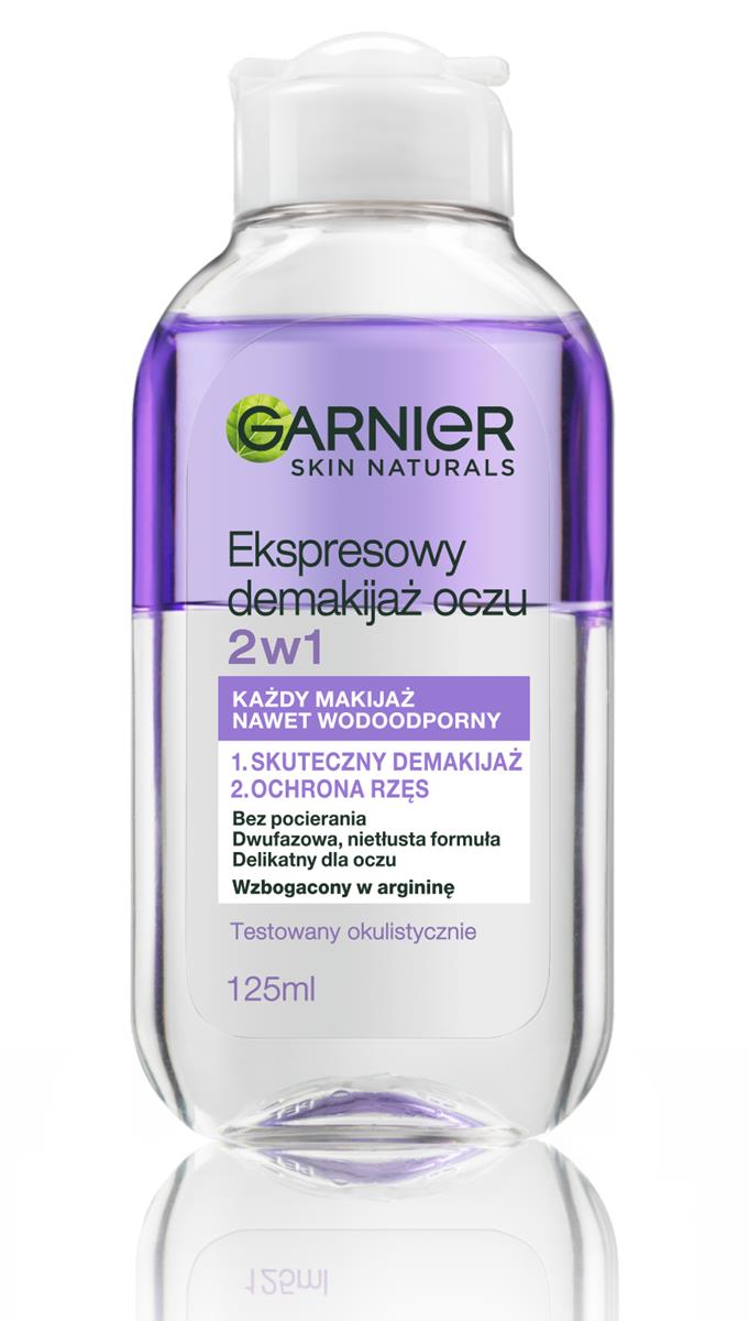 Garnier Skin Naturals Ekspresowy demakijaż do oczu 2w1 125ml