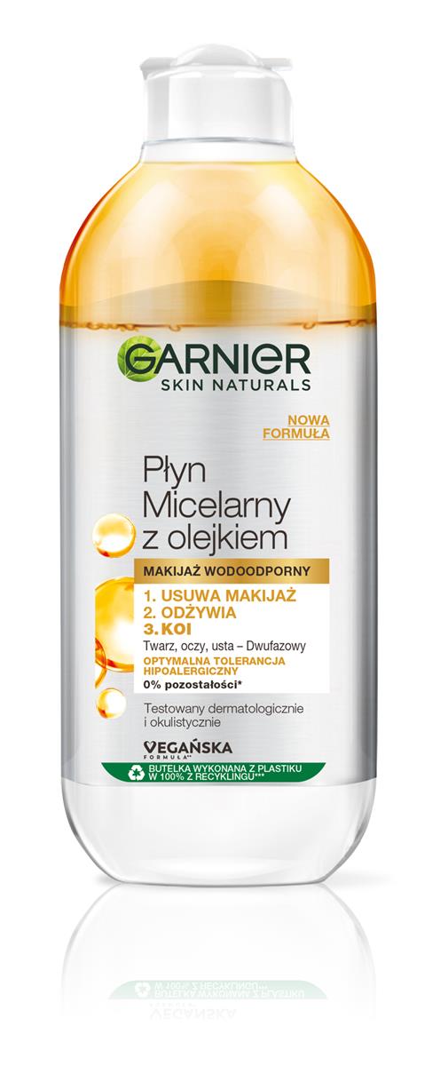 Garnier Skin Naturals płyn micelarny z olejkiem 400ml