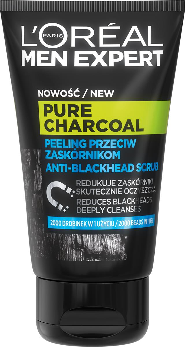 L'Oreal Paris L'Oreal Paris Men Expert Pure Charcoal peeling do twarzy przeciw zaskórnikom 100ml