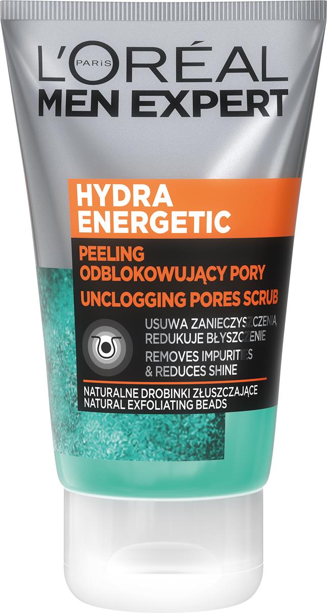 L'Oreal Paris L'Oreal Paris Men Expert Hydra Energetic peeling do twarzy odblokowujący pory 100ml