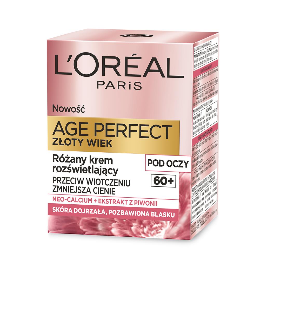 Loreal Paris Age Perfect Różany krem pod oczy 60+ 15ml