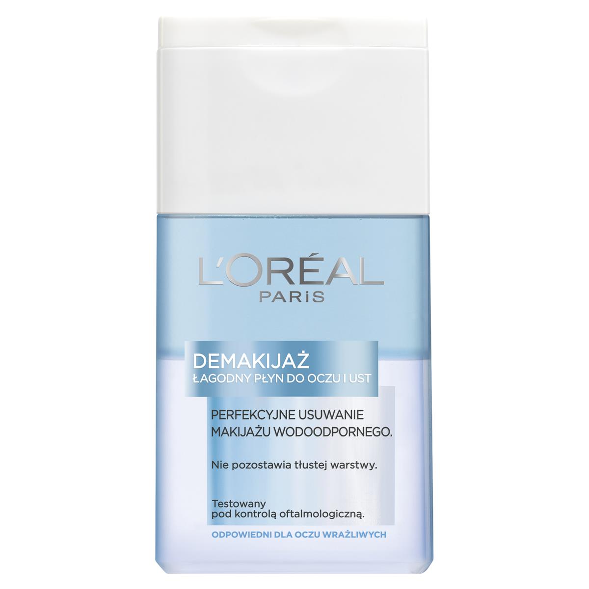 Loreal L'Oreal Paris Łagodny Płyn do demakijażu oczu i ust dwufazowy, 125 ml 3600522433767