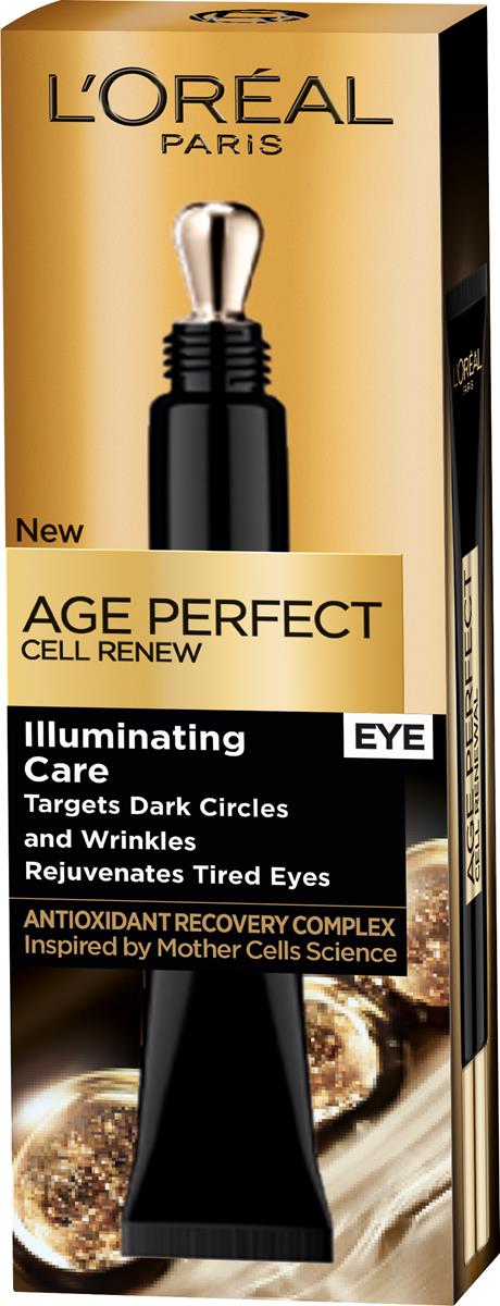 L'Oreal Paris Age Perfect Cell Renew rozświetlający krem przeciwzmarszczkowy pod oczy 15ml 108427-uniw