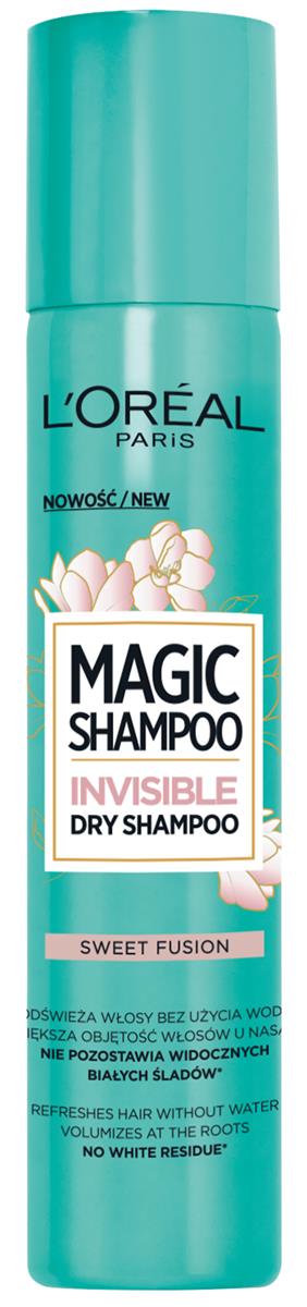 L'Oreal Paris Magic Shampoo Invisible suchy szampon do włosów w sprayu Sweet Fusion 200ml 53977-uniw