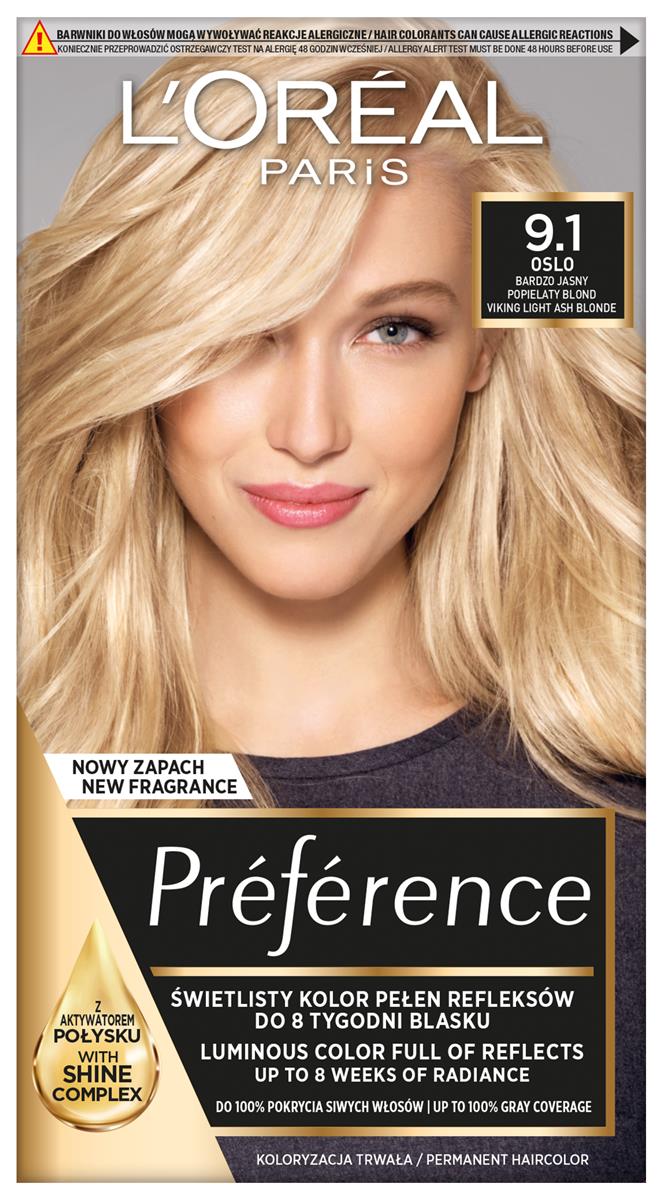 Loreal Paris L'Oreal Paris Recital Preference Farba do włosów Z 9.1 Viking 8851