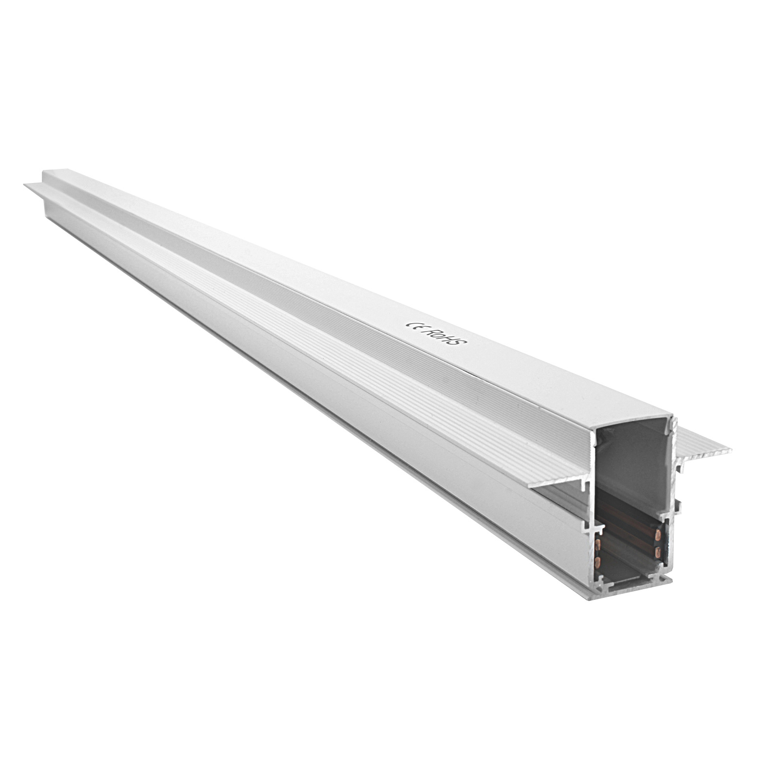 Szyna Magnetyczna Podtynkowa 200cm Biała 829 - Decorativi