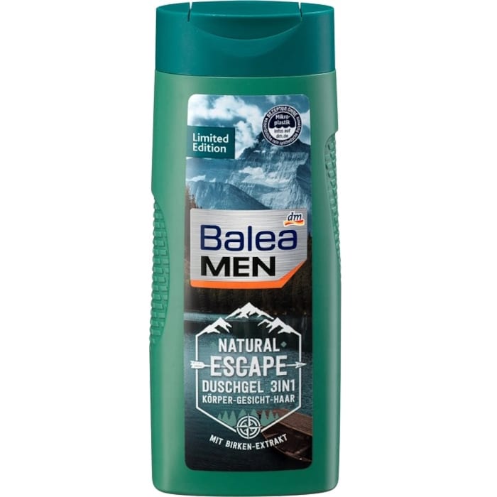 Balea Żel 3w1 z Ekstraktem z Brzozy Men Natural Escape 300ml