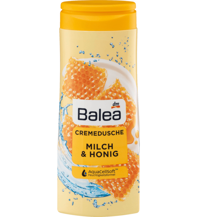 Zdjęcia - Pozostałe kosmetyki Balea Cremedusche Milch & Honig 300ml  (żel pod prysznic)