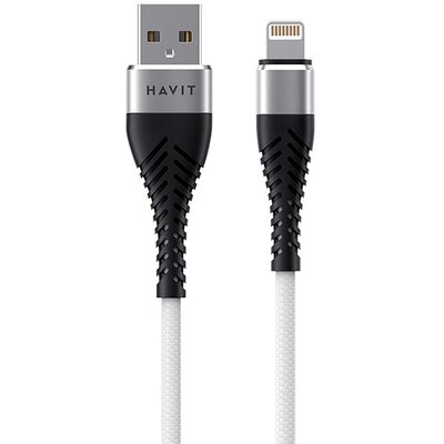 Havit Kabel USB - Lightning CB705 1 m Szary