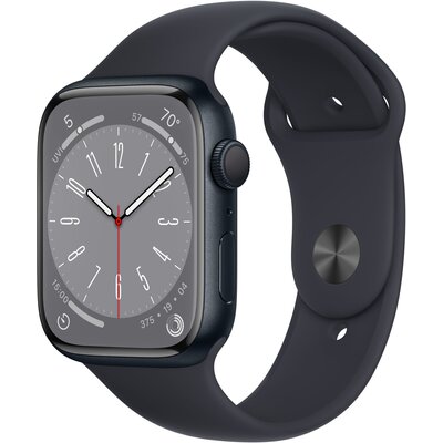 Apple Watch 8 GPS 45mm Aluminium Czarny