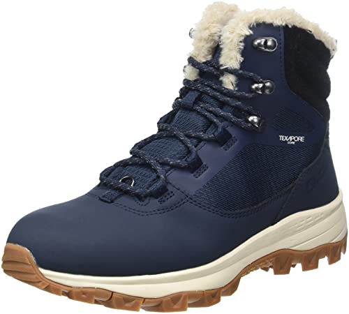 Jack Wolfskin Damskie buty trekkingowe Everquest Texapore High W, Dark Blue Off White, 40 EU