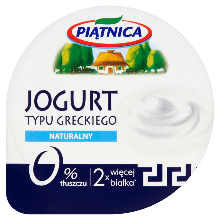 Piątnica - Jogurt naturalny typu greckiego 0% tłuszczu