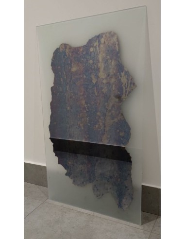 Duże lustro dekoracyjne z nieregularna postarzaną taflą - ANTIK, Lustro prostokątne : 60x120