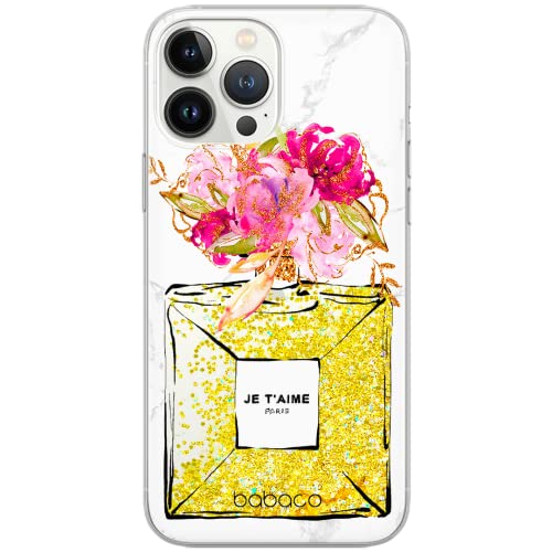 ERT GROUP etui na telefon Apple Iphone 12 Mini, case oryginalny i oficjalnie licencjonowany przez Babaco, wzór Perfume 006, optymalnie dopasowane, z efektem płynnego brokatu