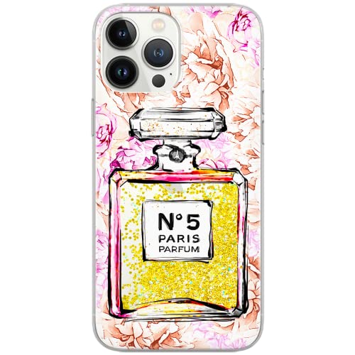ERT GROUP etui na telefon Apple Iphone 13, case oryginalny i oficjalnie licencjonowany przez Babaco, wzór Perfume 003, optymalnie dopasowane, z efektem płynnego brokatu
