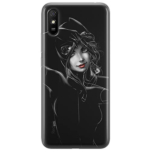 ERT GROUP etui na telefon Xiaomi REDMI 9A, case oryginalny i oficjalnie licencjonowany przez DC, wzór Catwoman 002, optymalnie dopasowane, plecki z TPU