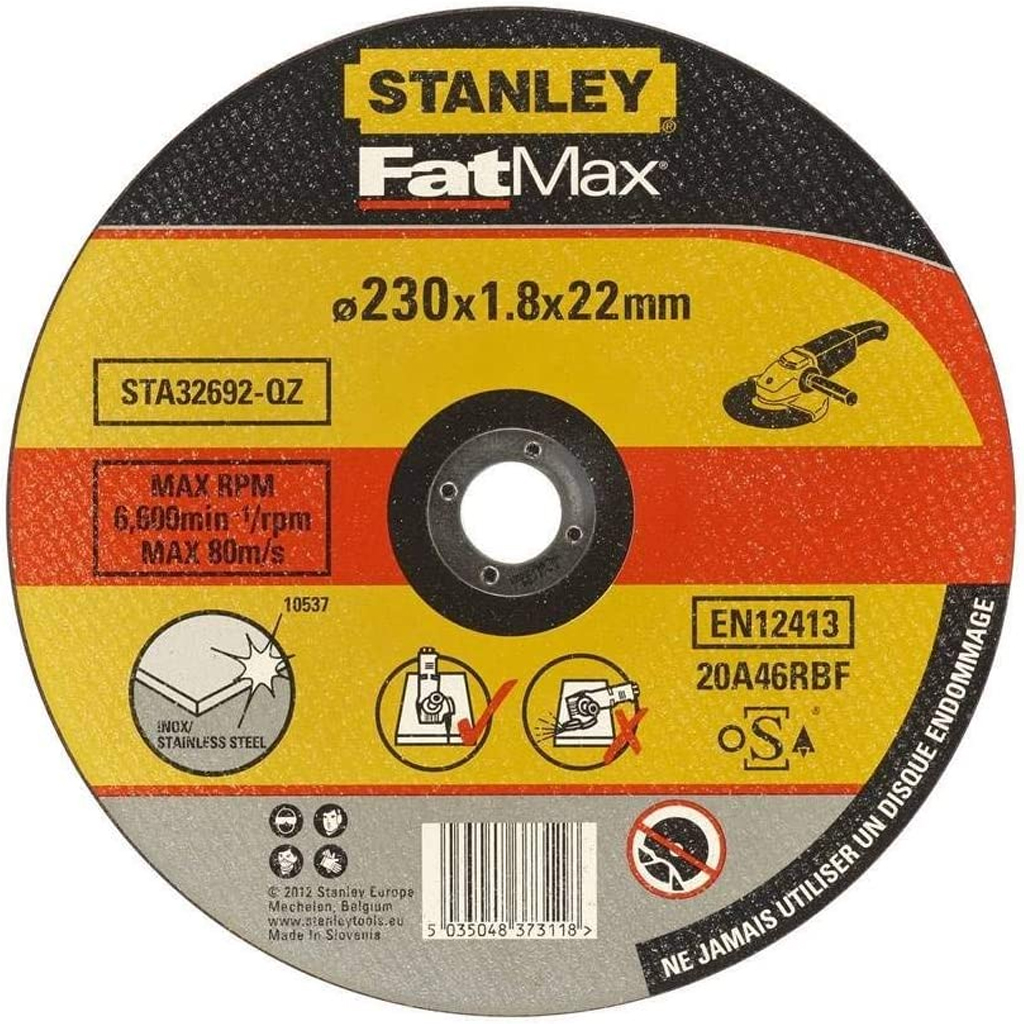 Stanley TARCZA DO CIĘCIA METALU 230x1,8x22mm 32692 STA32692-QZ