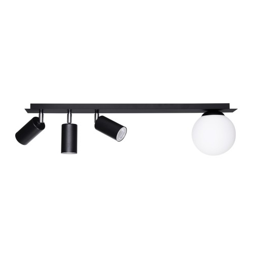 Albio lampa wisząca 4-punktowa czarna K-4136
