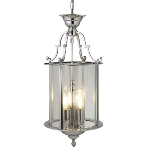 Bevelled Lanterns lampa wisząca 3-punktowa chrom 3003-10CC