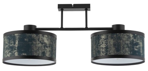 Glory lampa sufitowa 2-punktowa czarna/grafit 40513