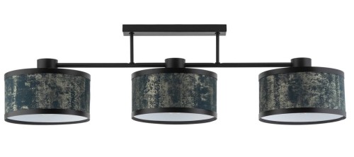 Glory lampa sufitowa 3-punktowa czarna/grafit 40515