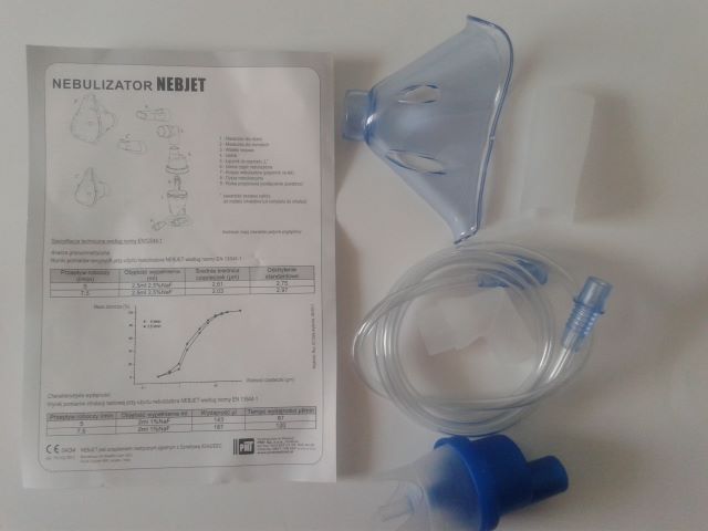 SOHO MASECZKA NEBULIZATOR do inhalatora rozmiar mały dla dzieci 1 sztuka