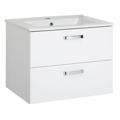 Astor Toscania umywalka z szafką 60 cm biały połysk AM-TOC-602-02