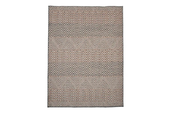 DYWAN NOWOCZESNY LINQ 120x165 SZARY/RÓŻ 8084E