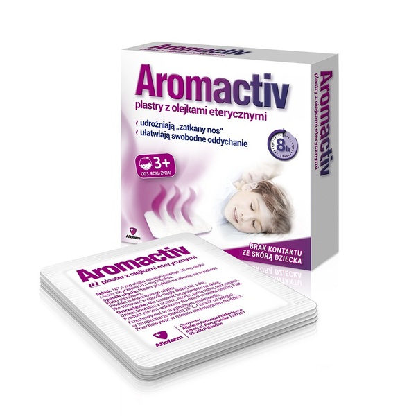 AFLOFARM Farmacja Polska Sp. z o Aromactiv - plastry z olejkami eterycznymi 5 sz