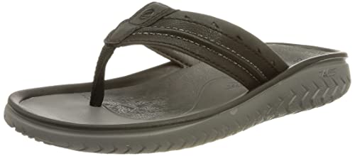 Clarks Męskie klapki japonki Wesley, czarne, 10 UK