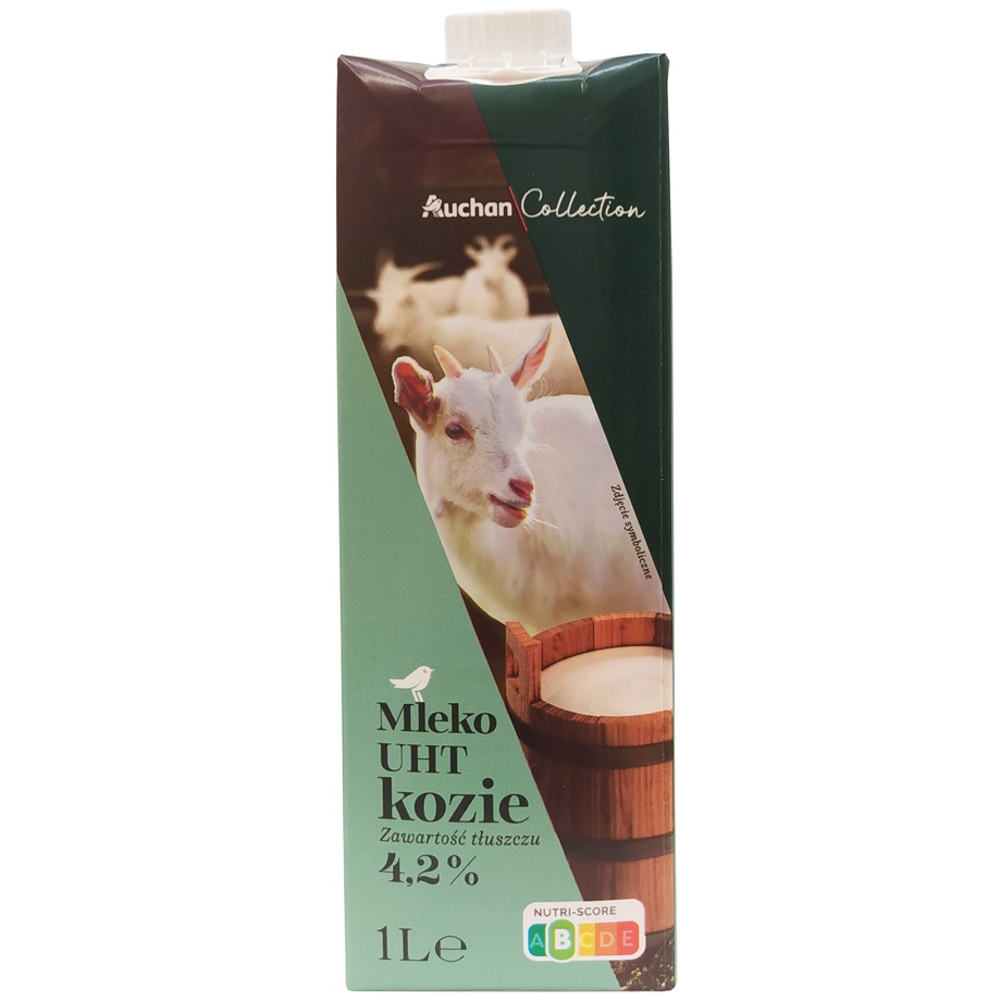 Auchan - Mleko Kozie UHT 4.2%