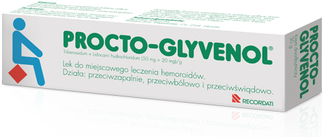 RECORDATI POLSKA sp. z o.o PROCTO-GLYVENOL żel pod prysznic 30 g