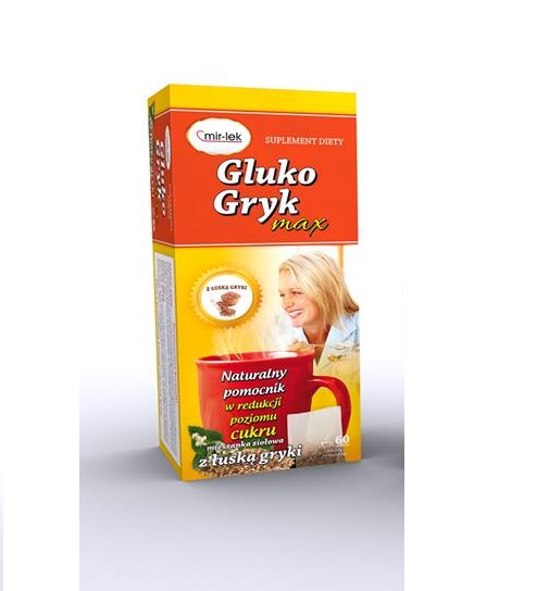 Herbata Ziołowa GLUKO-GRYK MAX x 60 saszetek