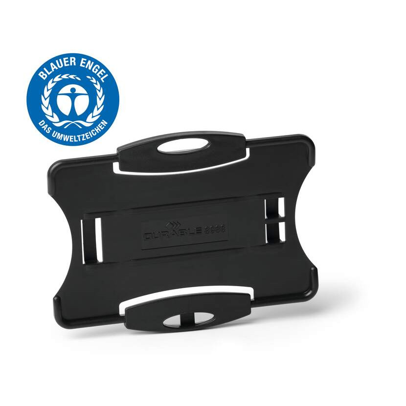 Etui do kart identyfikacyjnych DURABLE ID Eco czarne 898801 10szt.