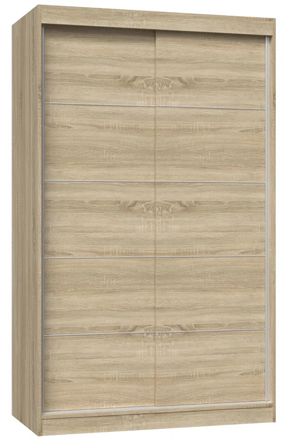 Garderoba z drzwiami przesuwnymi 120 cm dąb sonoma C9-G05