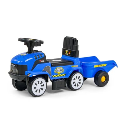 Milly Mally Jeździk Rolly Plus Blue z przyczepką