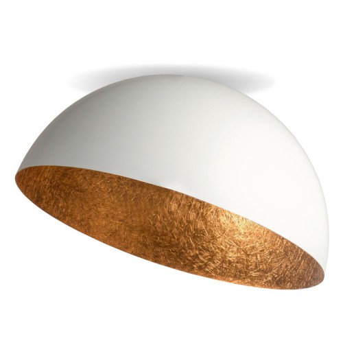 Sfera D35 lampa sufitowa 1-punktowa biała/miedziany 32462